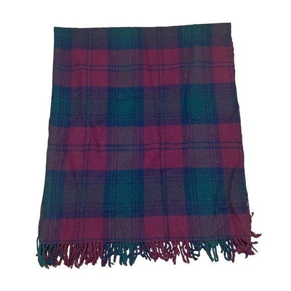Hudson’s Bay Other - MADE in Scotland 100% Wool Vintage Hudson’s Bay Plaid Throw 60x42